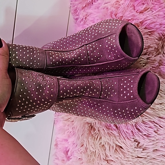 TAUPE  & gold Bootie - Picture 5 of 6